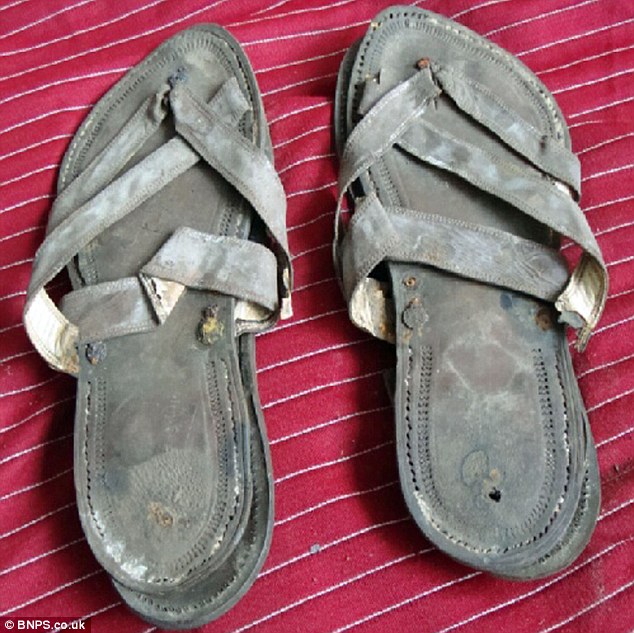 Sold: A pair of Gandhi's sandals from the 1920s that were given to a friend by the great holy man sold for �19,000, �9,000 more than their asking price